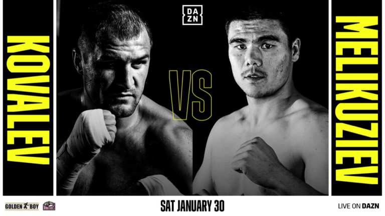 Kovalev vs Bek on January 30, LIVE on DAZN