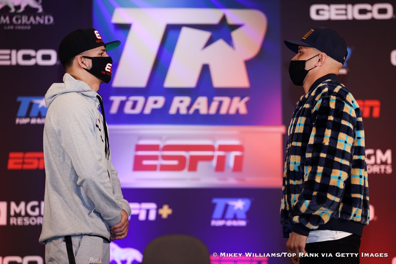 Boxing photo: Edgar Berlanga, Elvis Rodriguez, Felix Verdejo, Masayoshi Nakatani, Robeisy Ramirez, Shakur Stevenson, Toka Kahn Clary image Shakur Stevenson - Toka Kahn Clary Final Presser Notes & Quotes