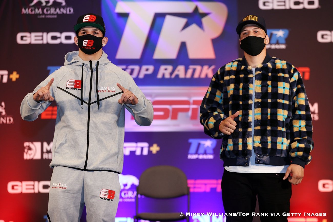 Boxing photo: Edgar Berlanga, Elvis Rodriguez, Felix Verdejo, Masayoshi Nakatani, Robeisy Ramirez, Shakur Stevenson, Toka Kahn Clary image Shakur Stevenson - Toka Kahn Clary Final Presser Notes & Quotes