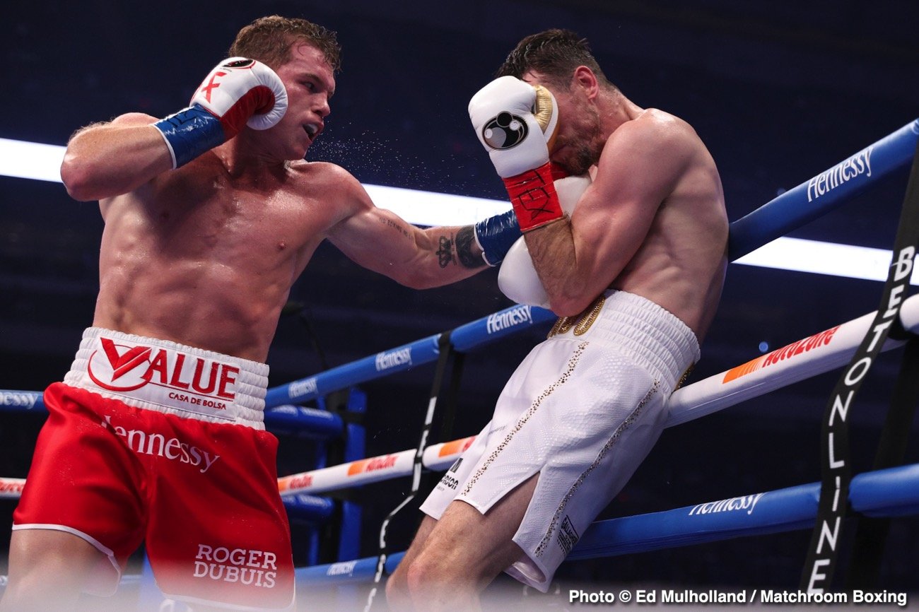 Canelo Alvarez vs. Caleb Plant talks revive for November