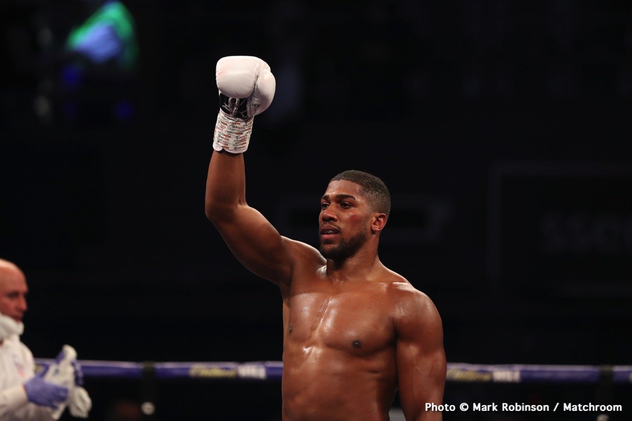 Joshua vs. Fury to take place in new indoor stadium in Saudi on Aug.14th says Eddie Hearn