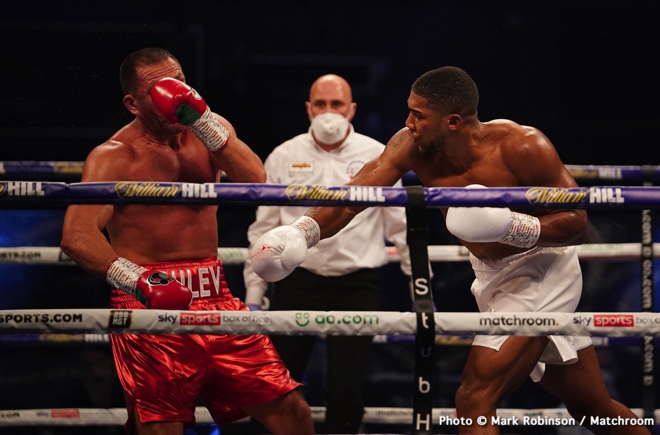 Photo: Whyte: Anthony Joshua let Kubrat Pulev hang around too long Whyte: Anthony Joshua let Kubrat Pulev hang around too long