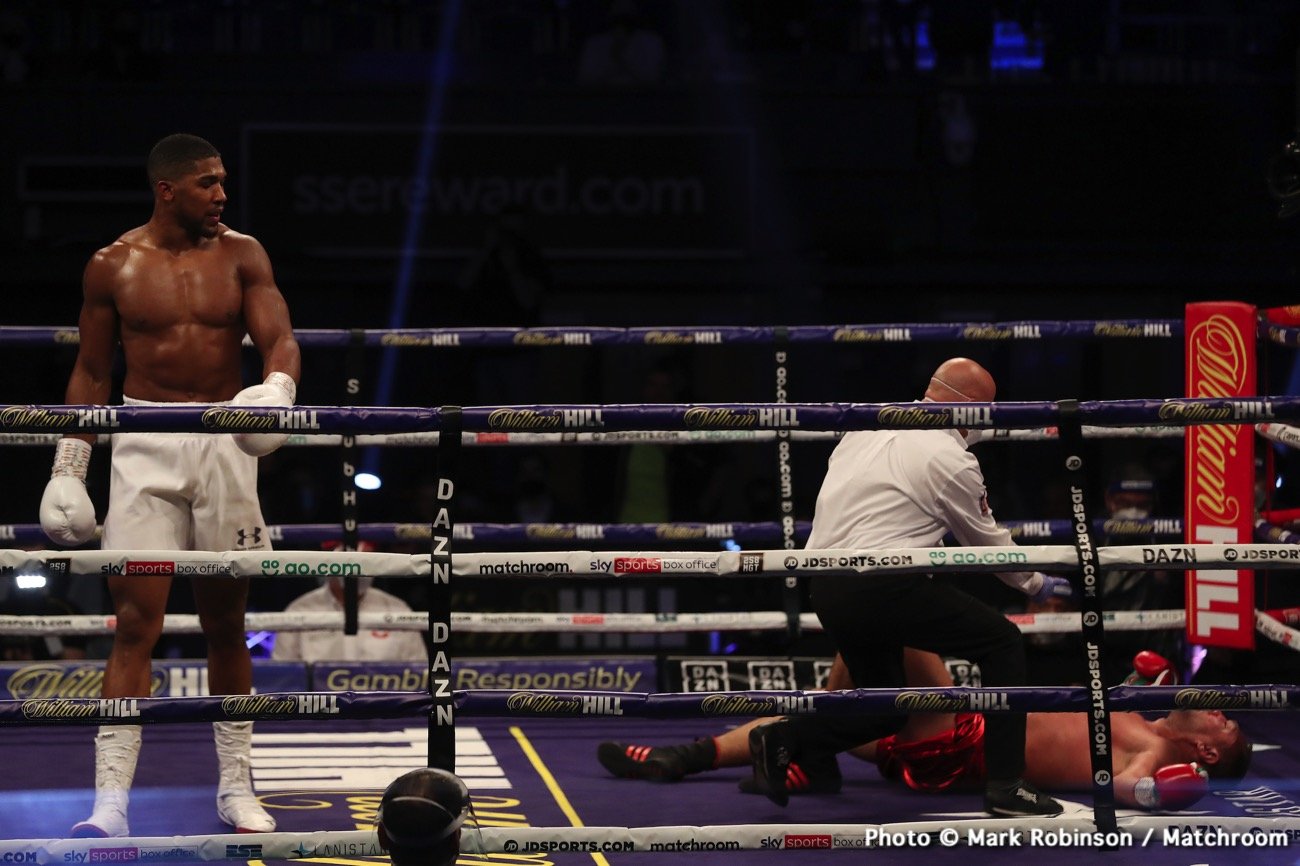 Anthony Joshua destroys Kubrat Pulev - Boxing Results