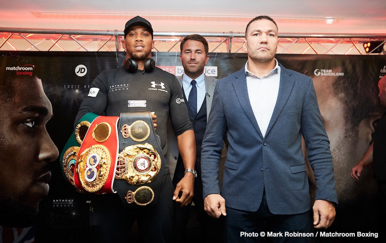 Watch LIVE: Joshua vs Pulev Live Stream - Weigh In