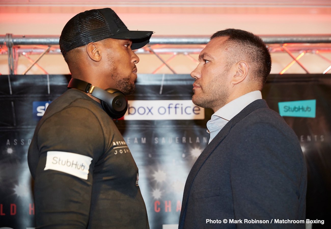 Watch LIVE: Joshua vs Pulev Live Stream - Weigh In