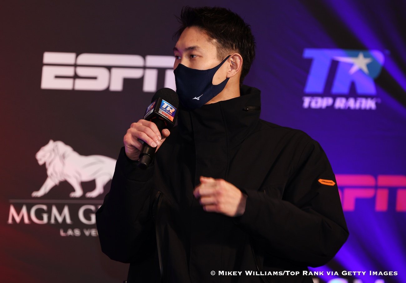 Boxing photo: Edgar Berlanga, Elvis Rodriguez, Felix Verdejo, Masayoshi Nakatani, Robeisy Ramirez, Shakur Stevenson, Toka Kahn Clary image Shakur Stevenson - Toka Kahn Clary Final Presser Notes & Quotes
