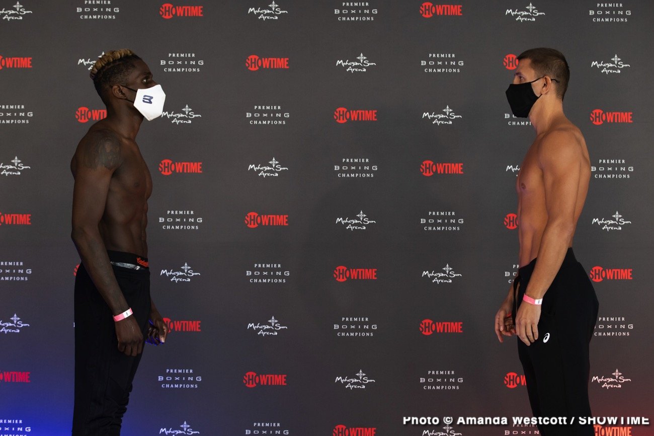Boxing photo: Argenis Mendez, Chris Colbert, Matt Korobov, Ronald Ellis image Chris Colbert - Jaime Arboleda Showtime Weigh In Results