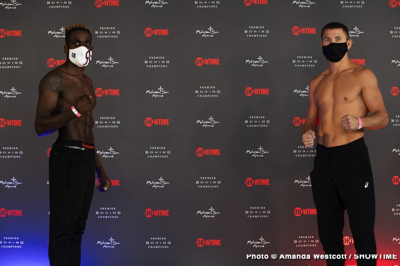 Boxing photo: Argenis Mendez, Chris Colbert, Matt Korobov, Ronald Ellis image Chris Colbert - Jaime Arboleda Showtime Weigh In Results