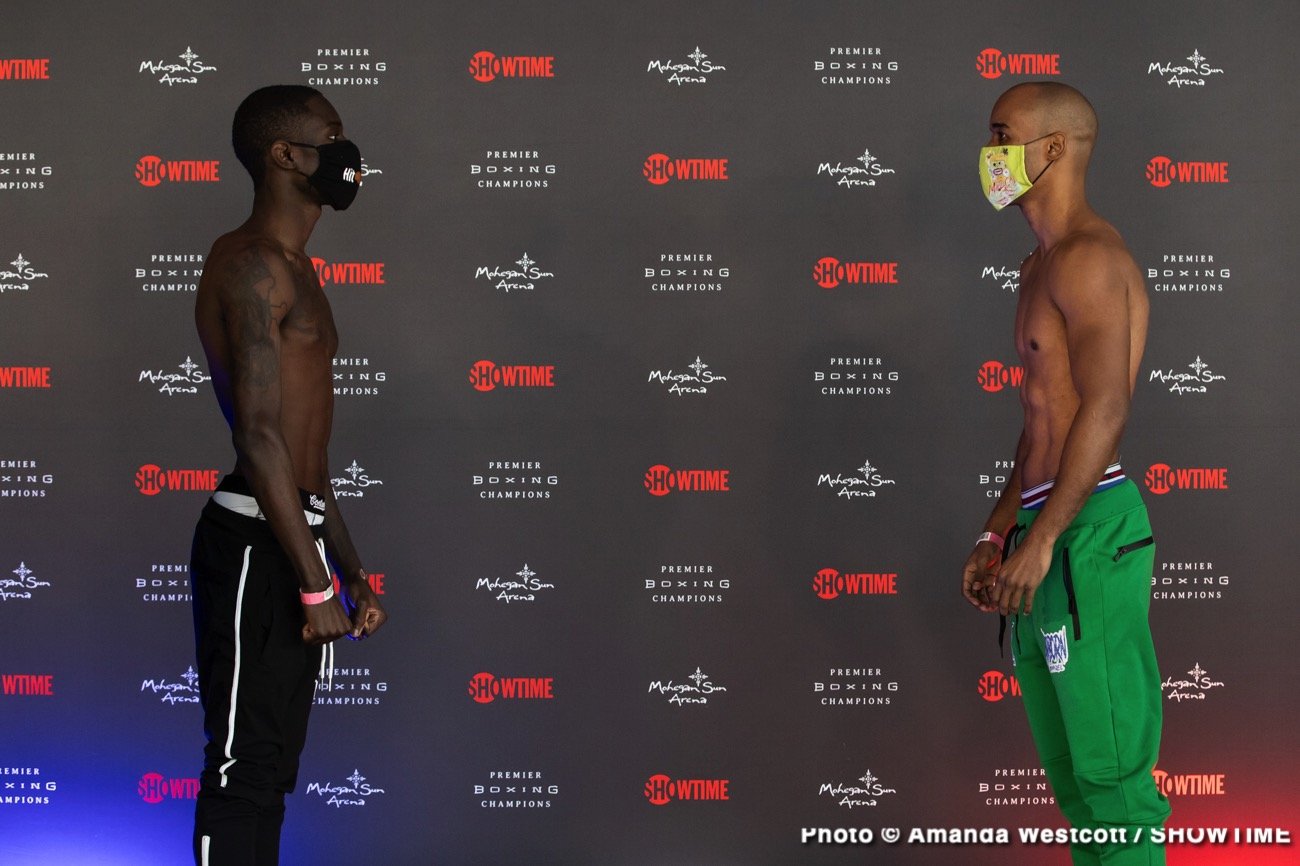Boxing photo: Argenis Mendez, Chris Colbert, Matt Korobov, Ronald Ellis image Chris Colbert - Jaime Arboleda Showtime Weigh In Results