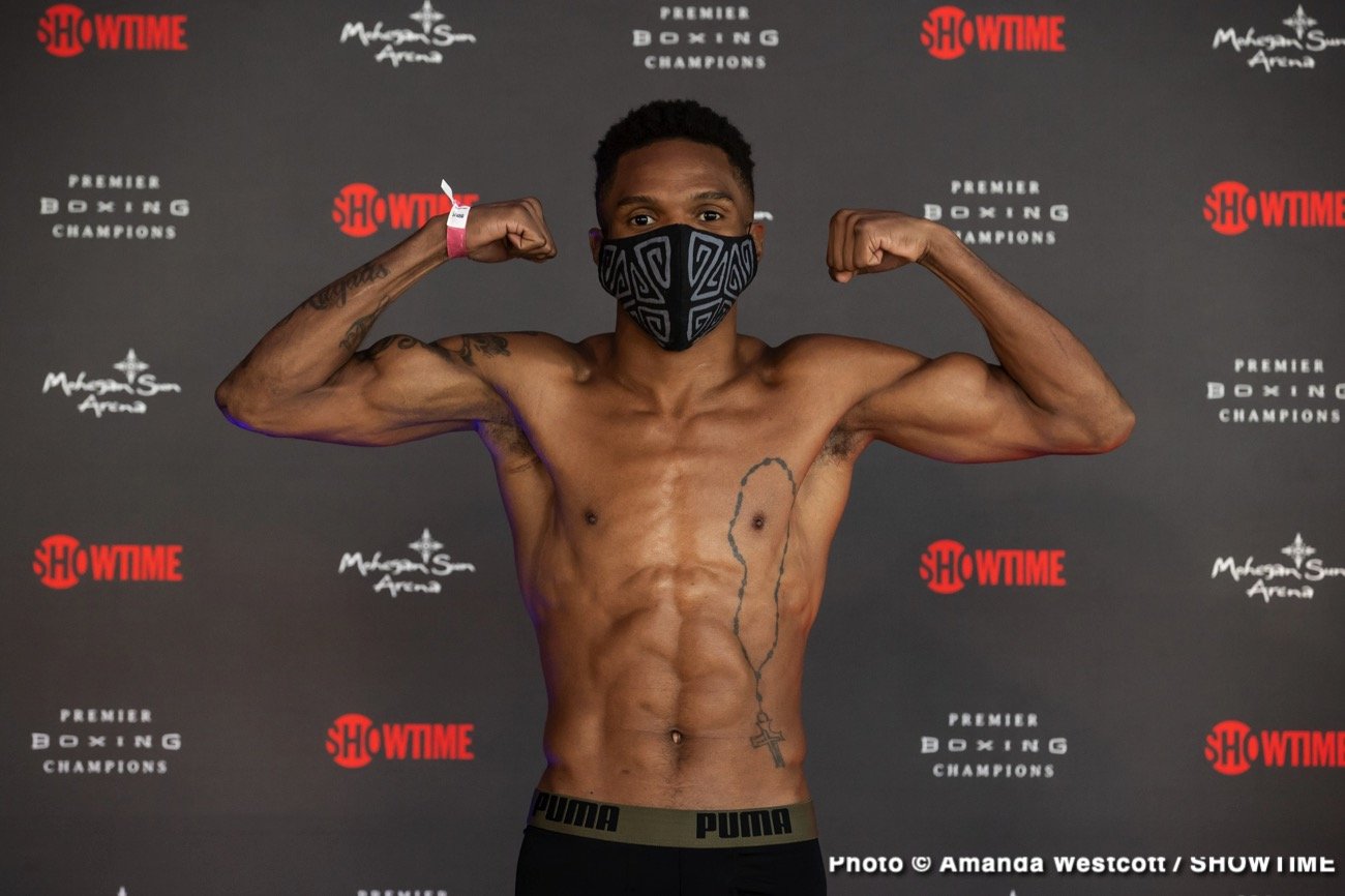 Boxing photo: Argenis Mendez, Chris Colbert, Matt Korobov, Ronald Ellis image Chris Colbert - Jaime Arboleda Showtime Weigh In Results
