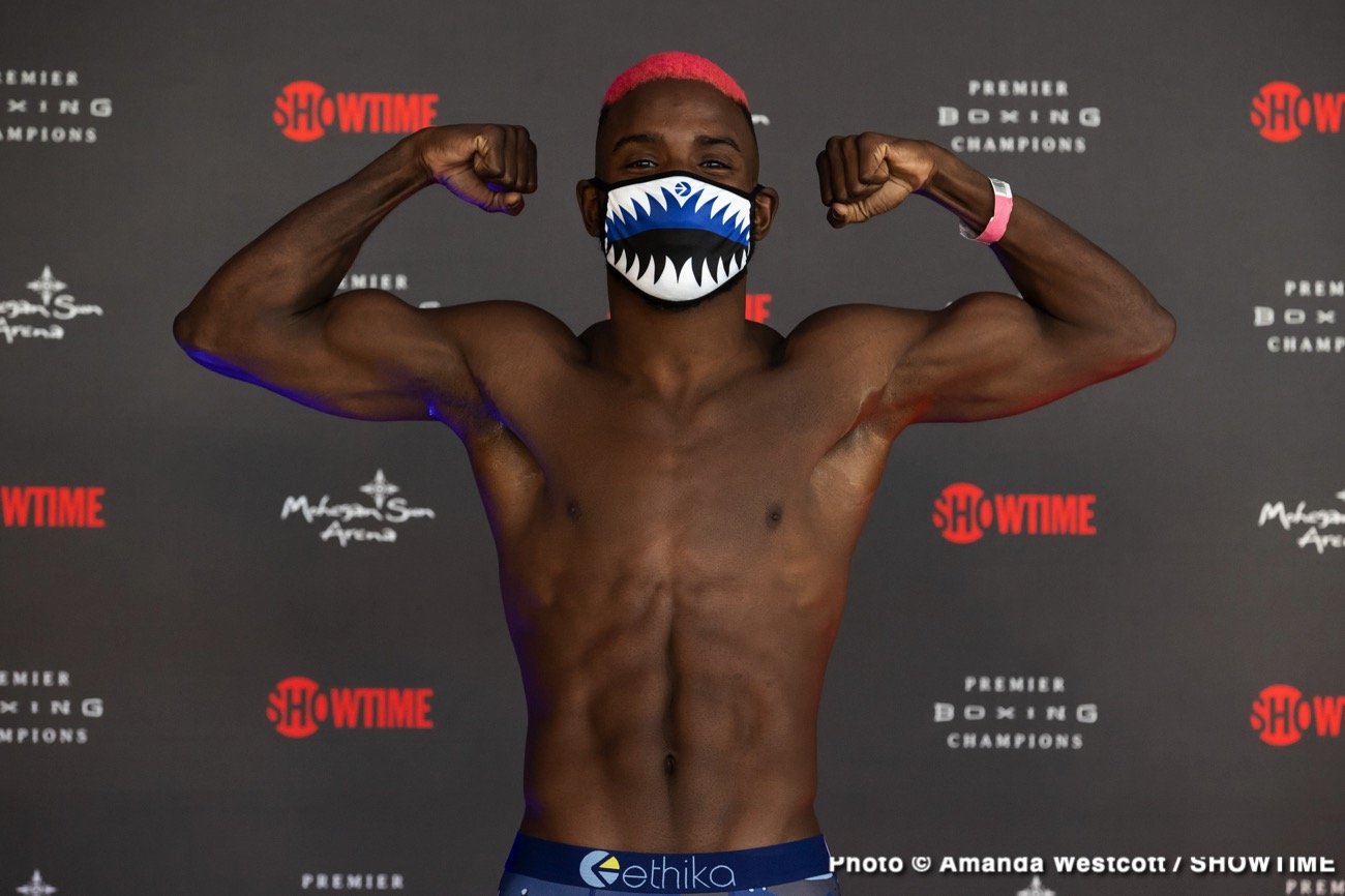 Boxing photo: Argenis Mendez, Chris Colbert, Matt Korobov, Ronald Ellis image Chris Colbert - Jaime Arboleda Showtime Weigh In Results