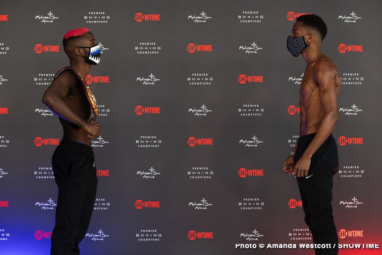 Chris Colbert - Jaime Arboleda Showtime Weigh In Results