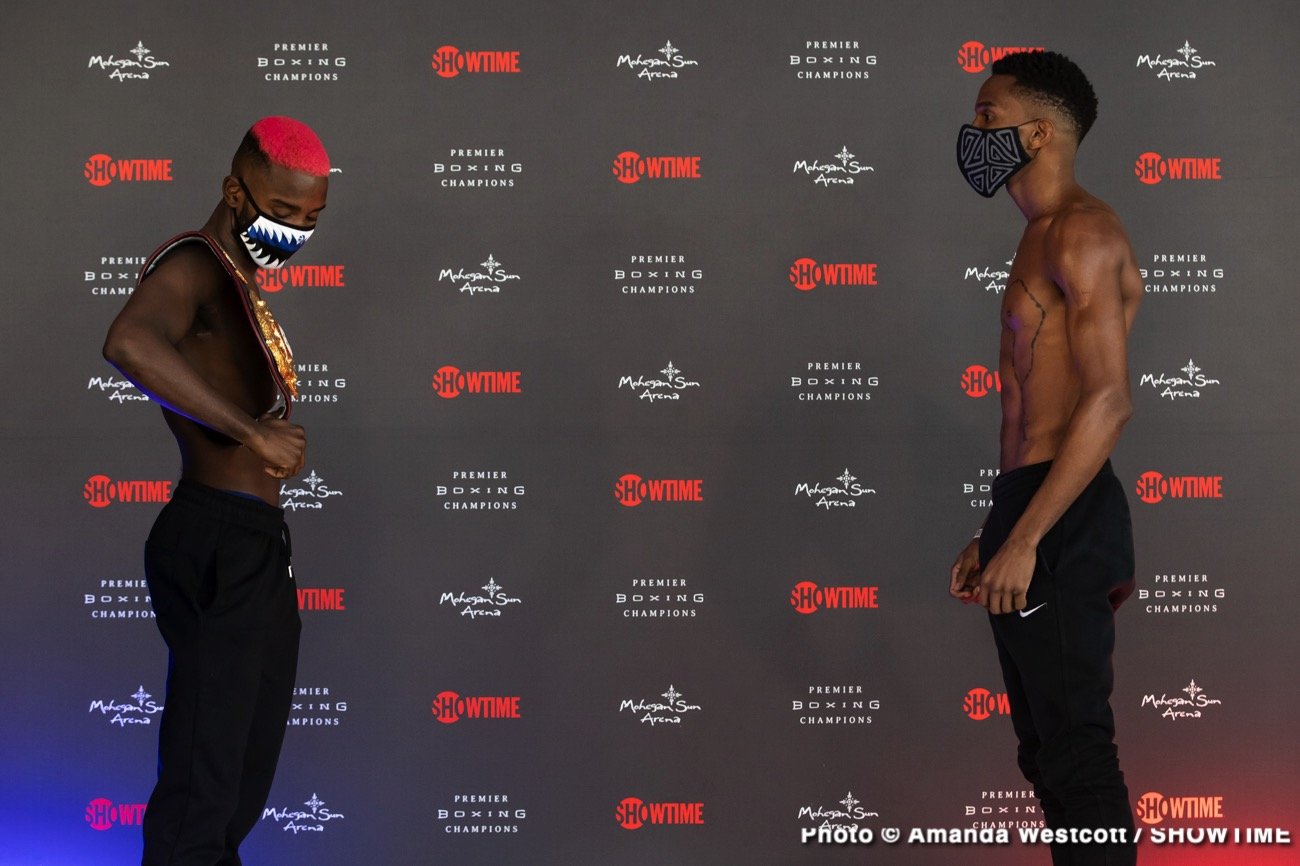 Boxing photo: Argenis Mendez, Chris Colbert, Matt Korobov, Ronald Ellis image Chris Colbert - Jaime Arboleda Showtime Weigh In Results