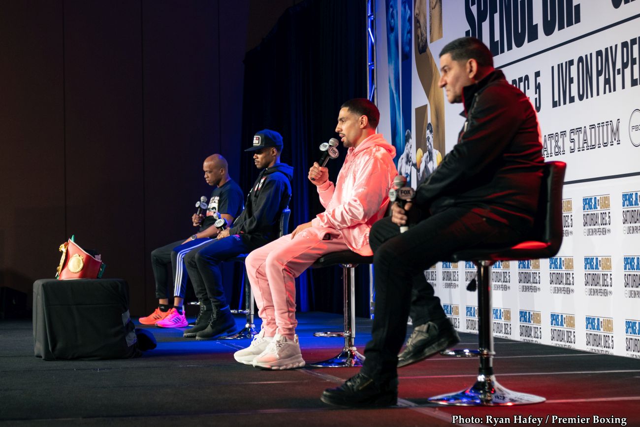Angel Garcia On Spence's Car Crash, Says He Wouldn't Have Put His Fighter Back In The Ring So Soon