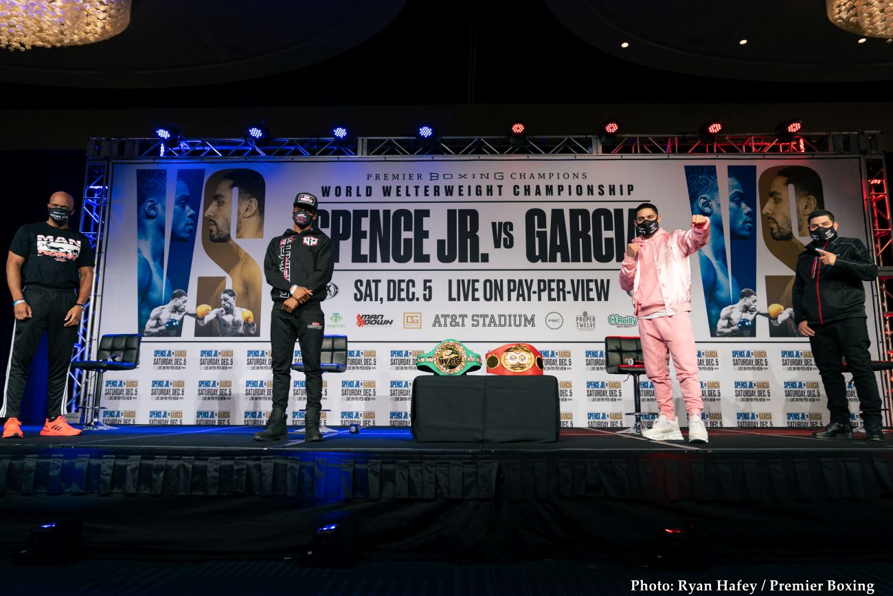 Spence Vs. Garcia - Errol Given Slight Edge In Predictions ...