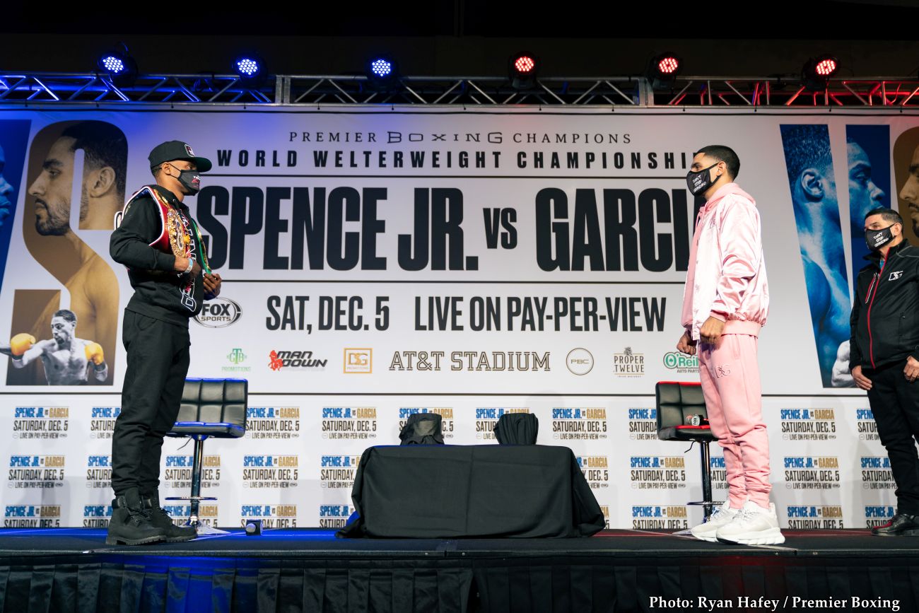 Errol Spence wants to massacre Danny Garcia tonight