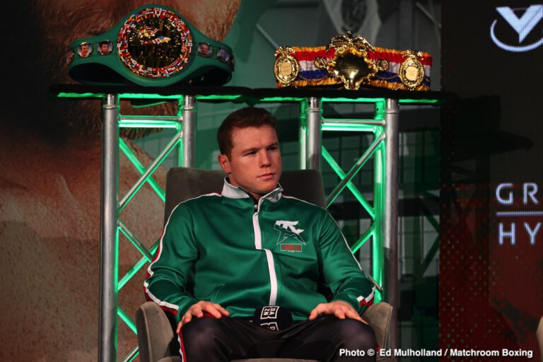 Canelo agrees to details of Hearn's plans for Feb.27th & May.8th fights