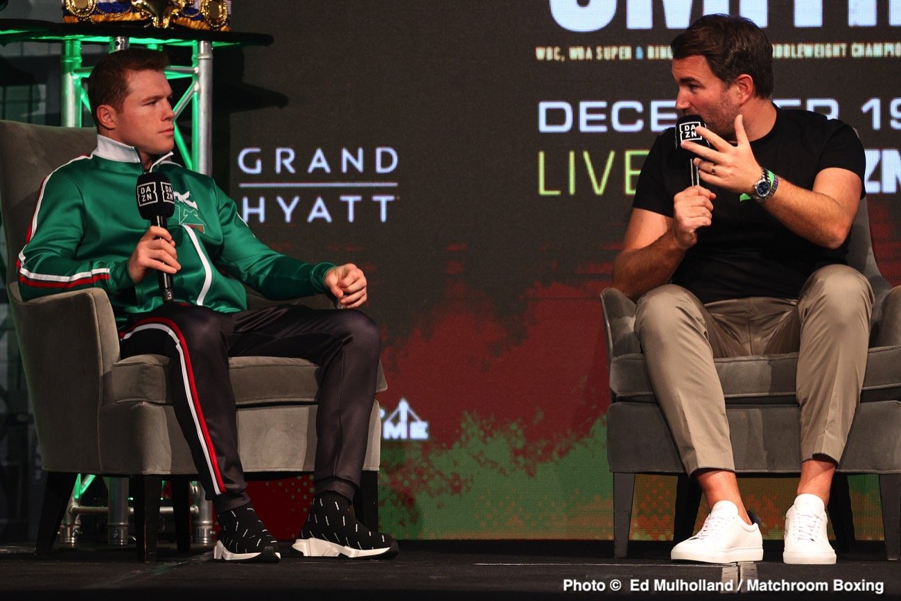 Eddie Hearn & Callum Smith Predict Canelo vs Plant