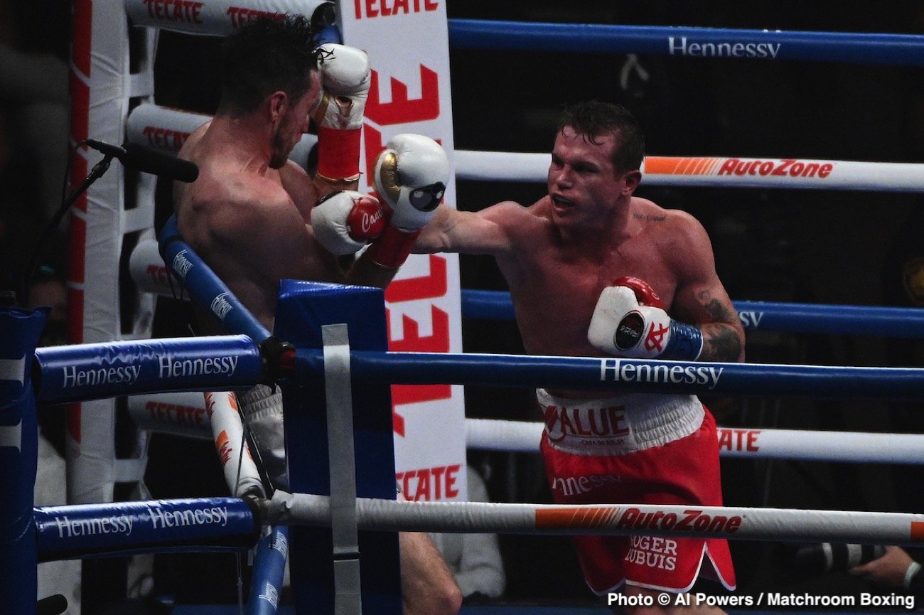 Callum Smith being trained by Buddy McGirt to prepare for 175