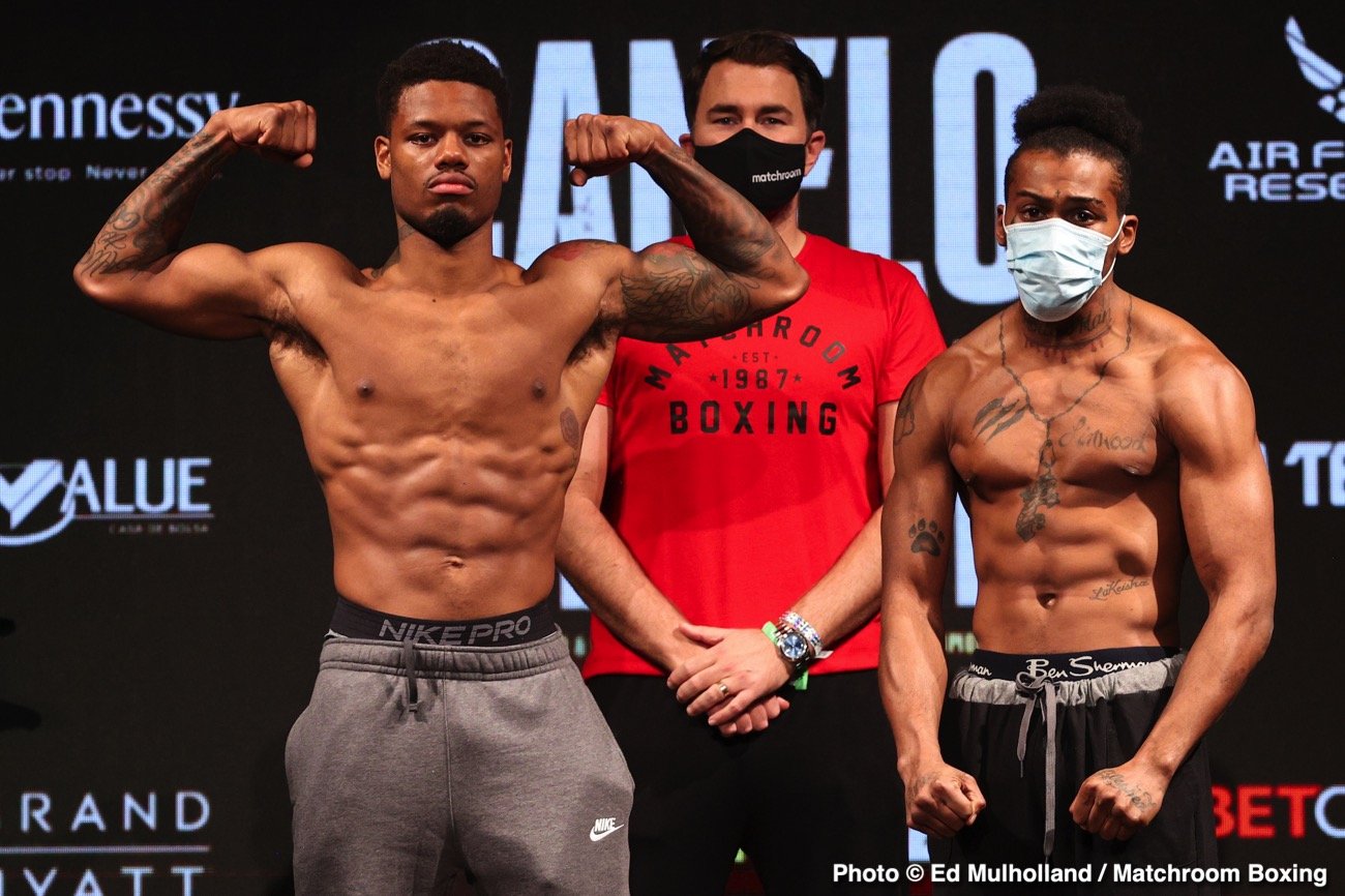Boxing photo: Billy Joe Saunders, Callum Smith, Canelo Alvarez, Eddie Hearn, Gennadiy Golovkin image Canelo Alvarez vs. Callum Smith - DAZN weights