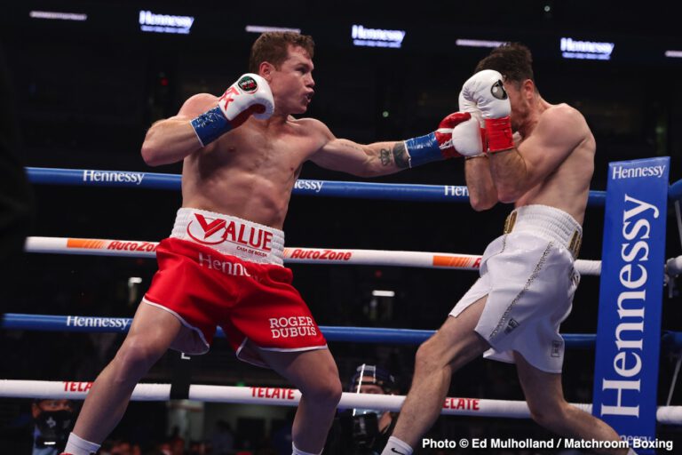 Canelo Alvarez vs. Callum Smith - Live Action Results