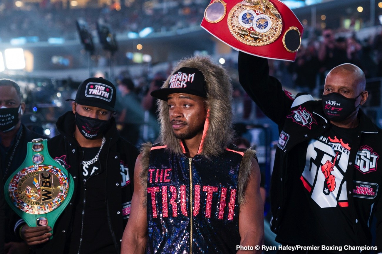 Errol Spence won't wait long for Terence Crawford fight