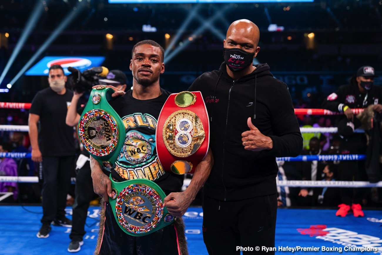 Errol Spence, Manny Pacquiao boxing image / photo