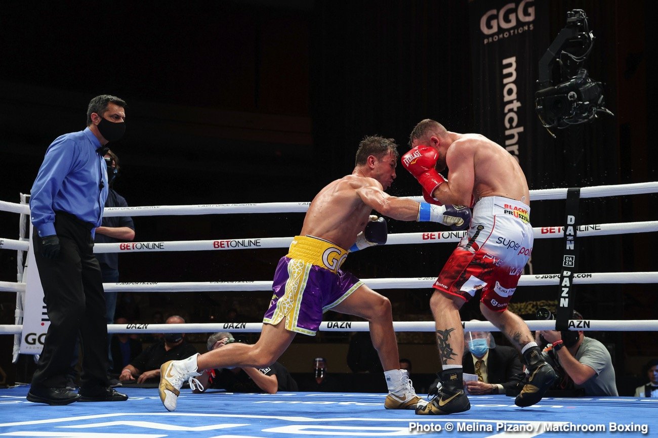 Golovkin vs. Szeremeta - Live Results & Photos