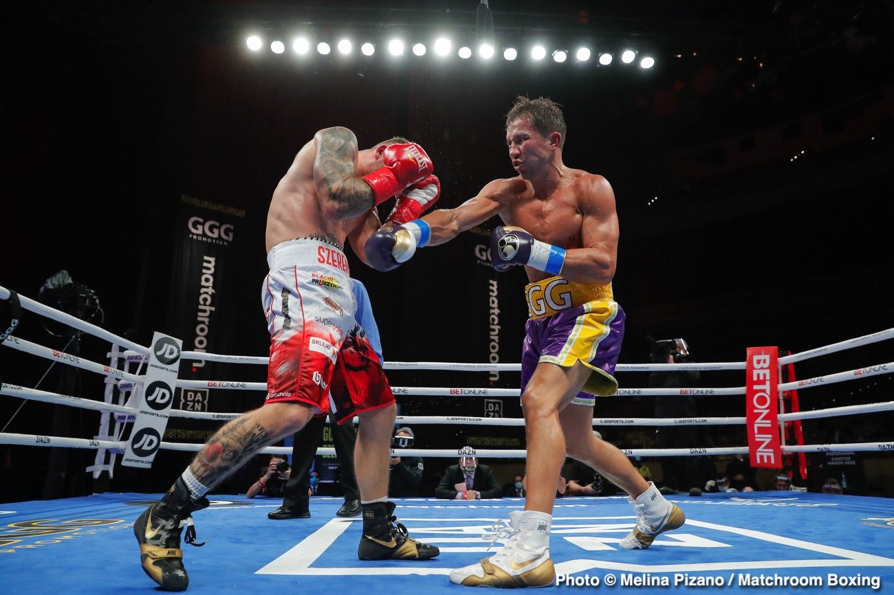 Golovkin defeats Szeremeta, makes 21st title defense