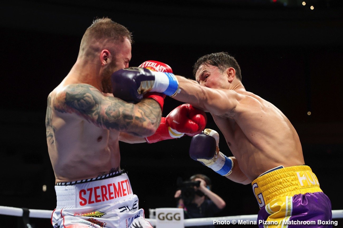 Golovkin vs. Szeremeta - Live Results & Photos
