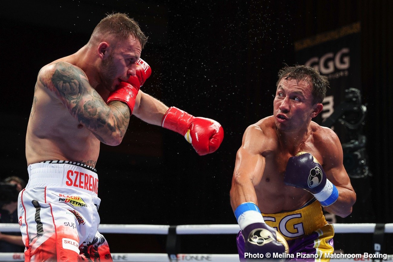 Golovkin vs. Szeremeta - Live Results & Photos
