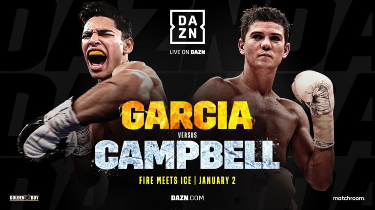 Ryan Garcia will make a statement against Luke Campbell - says De La Hoya