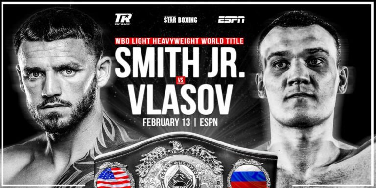Joe Smith Jr faces Maxim Vlasov on February 13th on ESPN