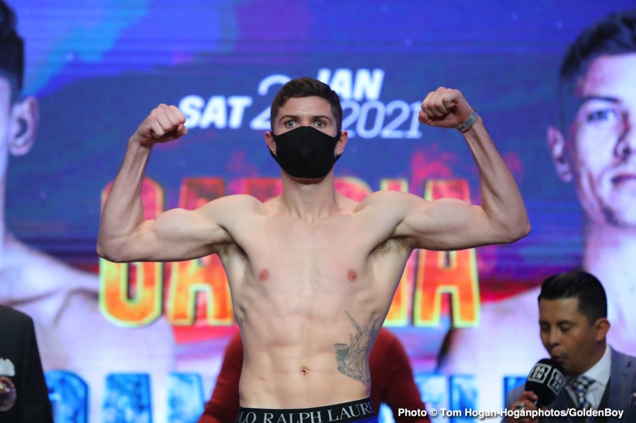 Ryan Garcia - Luke Campbell make weight at 135 for Saturday on DAZN