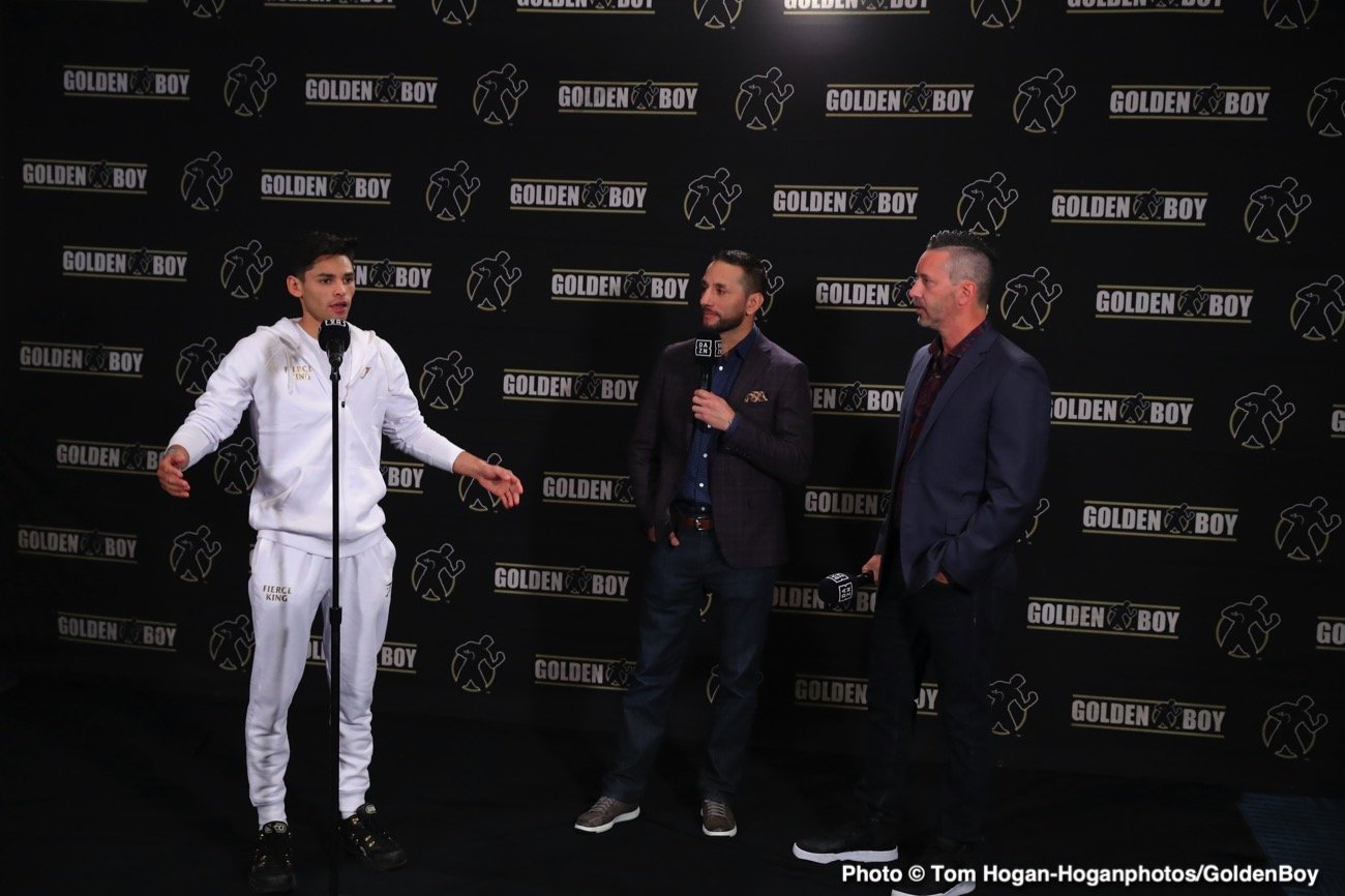 Ryan Garcia - Luke Campbell make weight at 135 for Saturday on DAZN