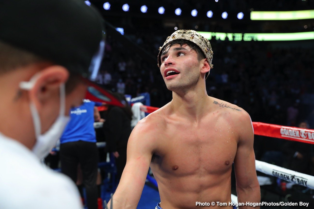 Ryan Garcia vowing to come back with a vengeance