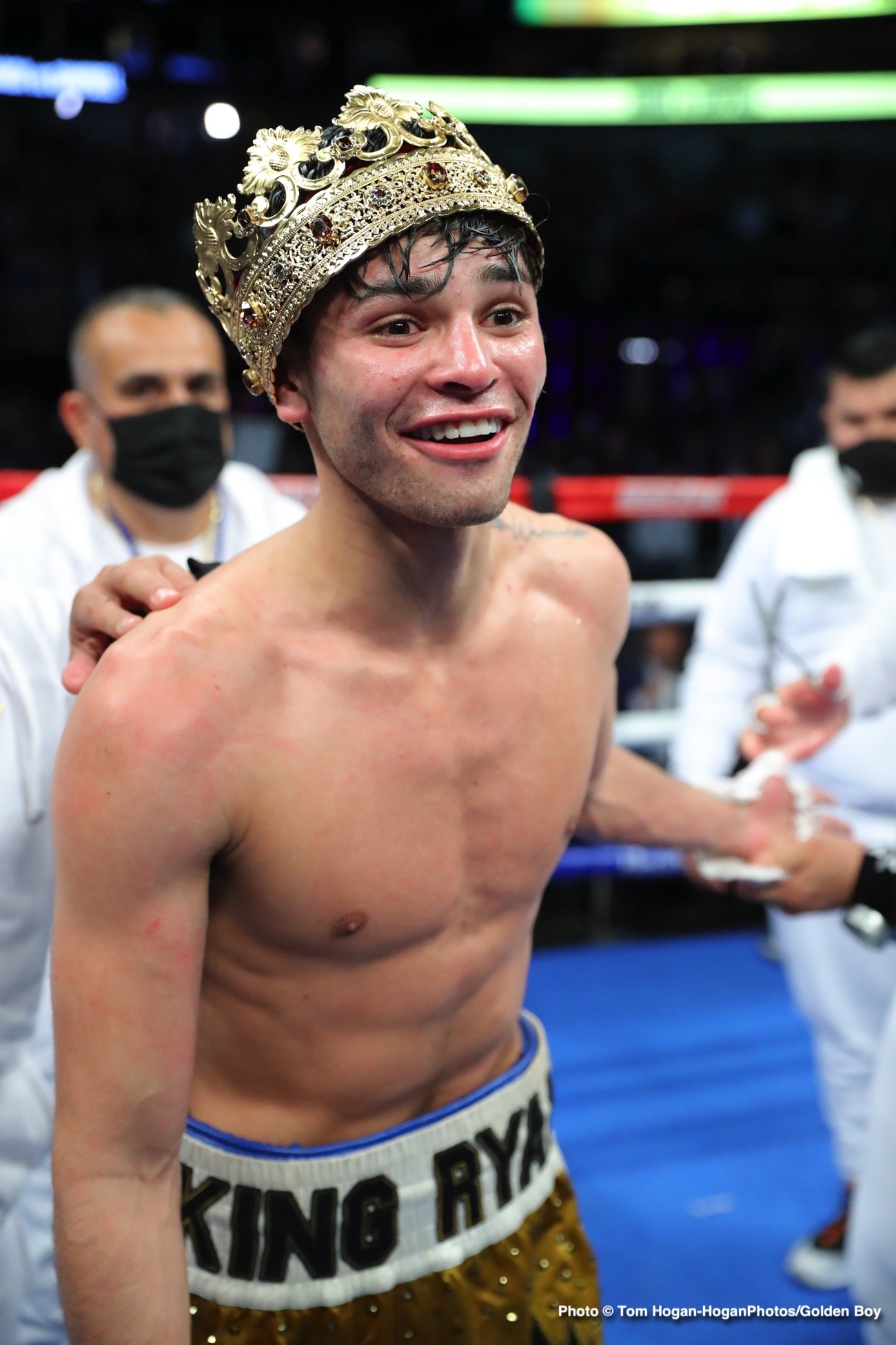 Luke Campbell, Ryan Garcia boxing image / photo