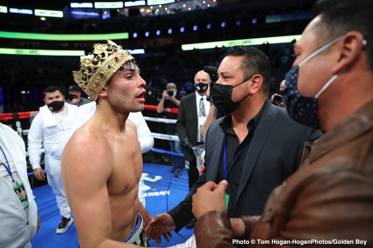 Photos: Ryan Garcia destroys Campbell, captures interim WBA 135lb title