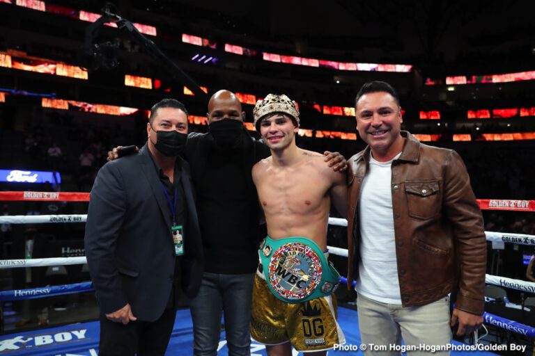 De La Hoya planning Ryan Garcia 'World Tour' for 3 countries