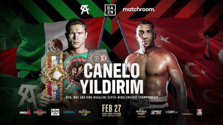 Canelo Alvarez vs Avni Yildirim on Feb 27 in Miami