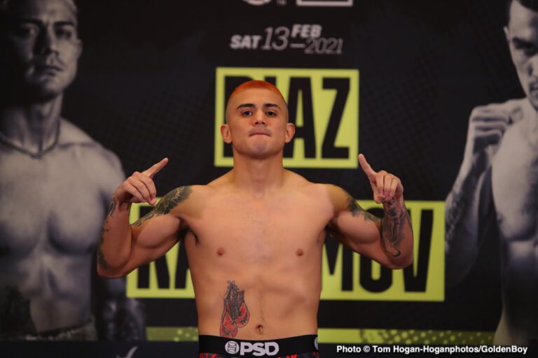 Joseph Diaz Jr stripped of IBF title after weighing in at 133.6