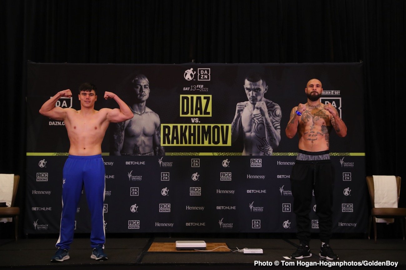 Joseph Diaz Jr stripped of IBF title after weighing in at 133.6