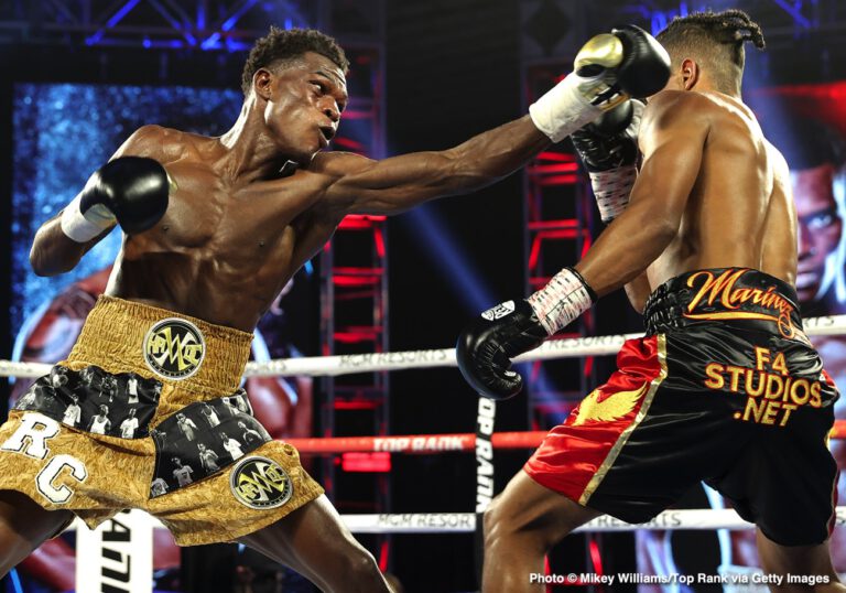 Richard Commey stops Marinez in 6th round - Boxing Results