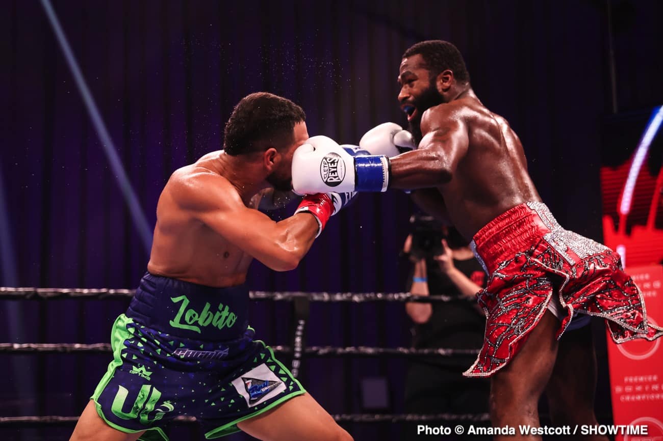Adrien Broner defeats Jovanie Santiago in The Comeback - Boxing Results