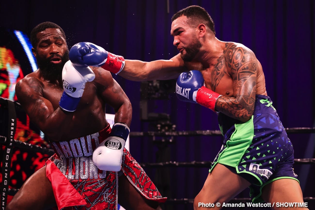 Adrien Broner defeats Jovanie Santiago in The Comeback - Boxing Results