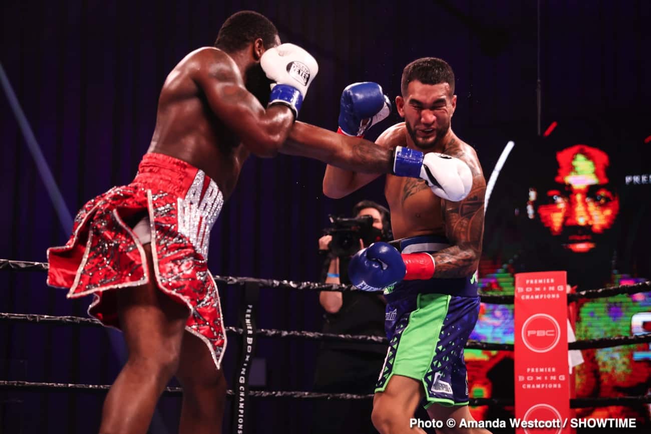 Adrien Broner defeats Jovanie Santiago in The Comeback - Boxing Results