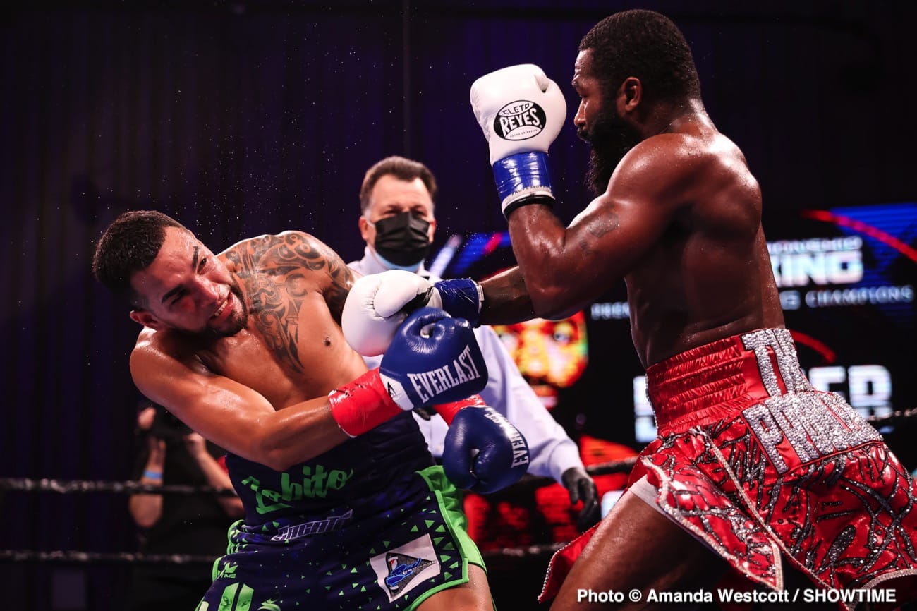 Adrien Broner defeats Jovanie Santiago in The Comeback - Boxing Results