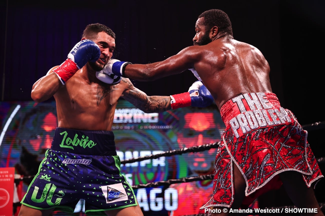 Adrien Broner defeats Jovanie Santiago in The Comeback - Boxing Results