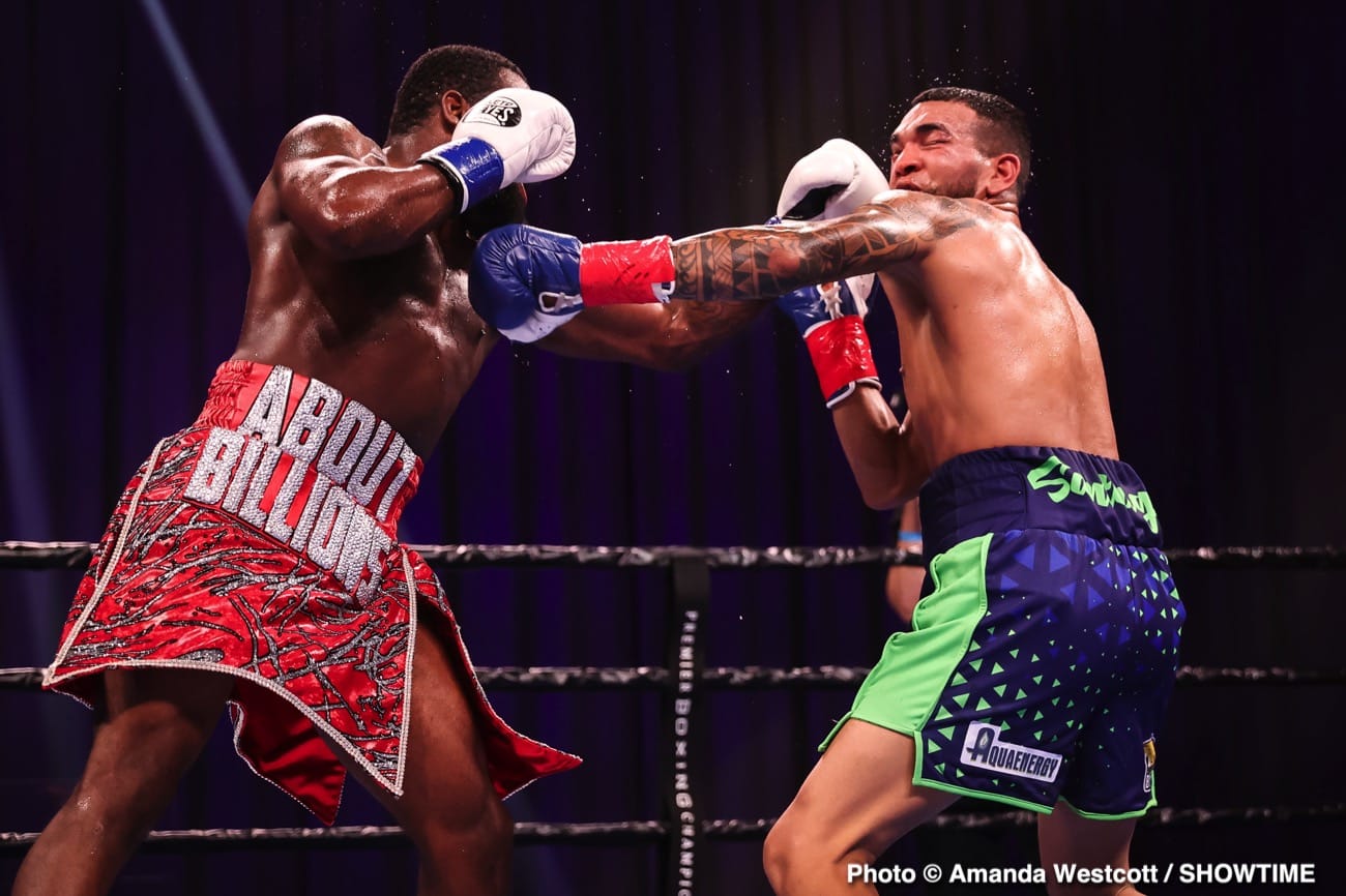 Adrien Broner defeats Jovanie Santiago in The Comeback - Boxing Results