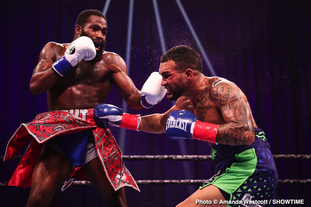 Adrien Broner defeats Jovanie Santiago in The Comeback - Boxing Results